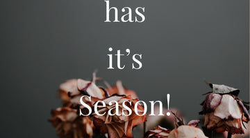 Everything has a Season!🤔