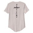 Load image into Gallery viewer, S.J. Logo Men's Curved Hem T-Shirt
