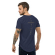Load image into Gallery viewer, S.J. Logo Men's Curved Hem T-Shirt