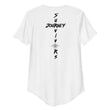 Load image into Gallery viewer, S.J. Logo Men's Curved Hem T-Shirt
