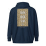 Faith Over Fear Cheetah Print Unisex heavy blend zip hoodie