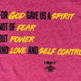 God, Power, Love, Self Control Long Sleeve Shirt ( Multiple Colors)
