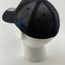 S.J. Logo Hat (Flexfit) Black/Volt Blue/White