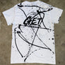 Let's Get It Paint Splatter T-Shirt (White)