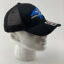 S.J. Logo Hat (Flexfit) Black/Volt Blue/White