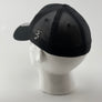 S.J. Logo Hat (Flexfit) Black/Metallic Grey/White