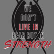 Load image into Gallery viewer, We Live in Strength (Sickle Cell Awareness) Heathered Cherry Red T-Shirt