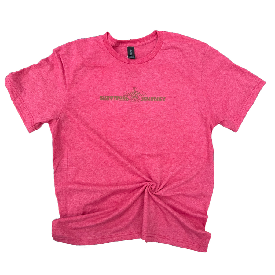 Living in the Moment T-Shirt (Heathered Red/Dirt/Burnt Orange)