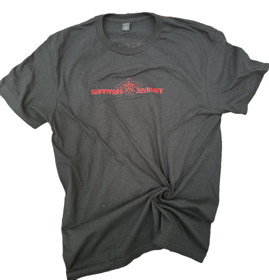 Living in the Moment T-Shirt (Black/ Red/Charcoal)