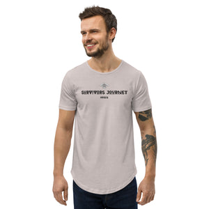 S.J. Logo Men's Curved Hem T-Shirt