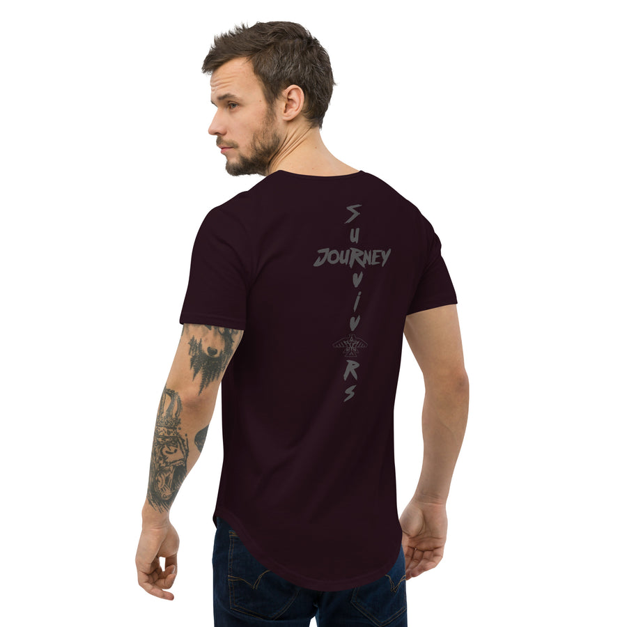 S.J. Logo Men's Curved Hem T-Shirt