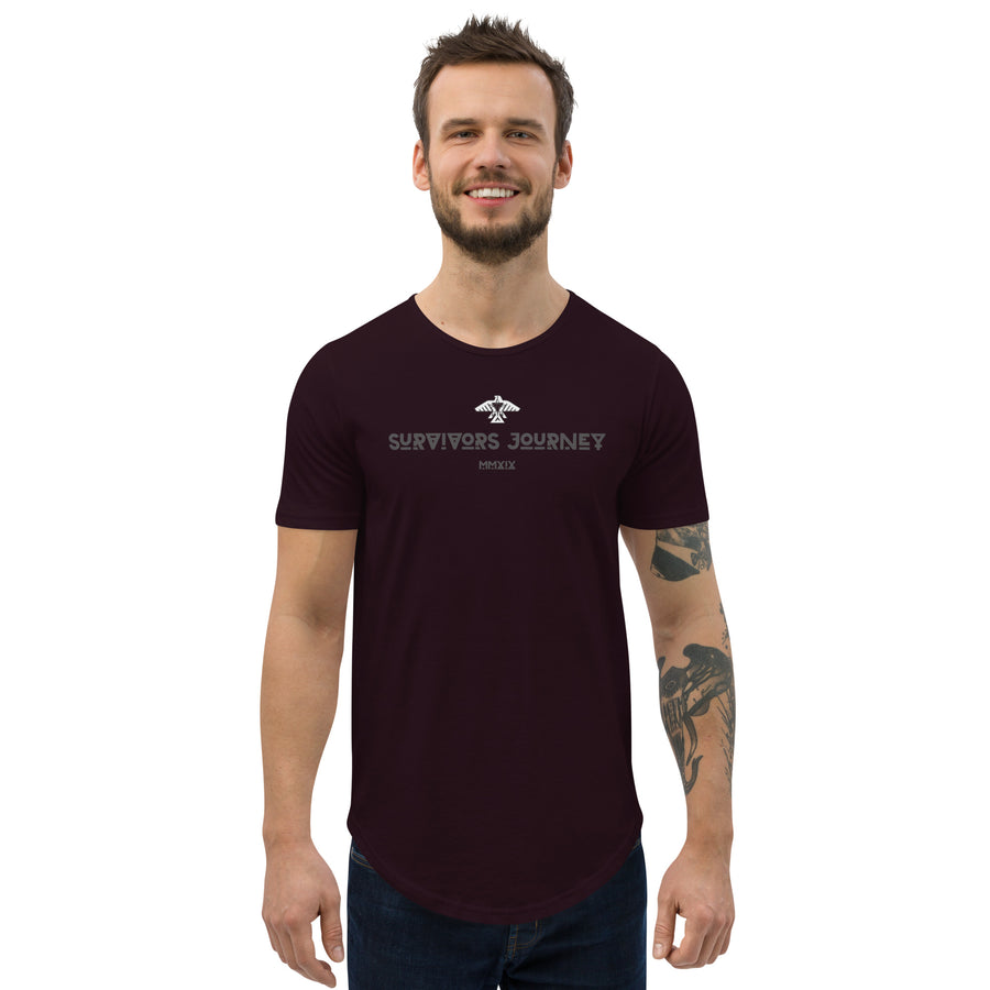 S.J. Logo Men's Curved Hem T-Shirt