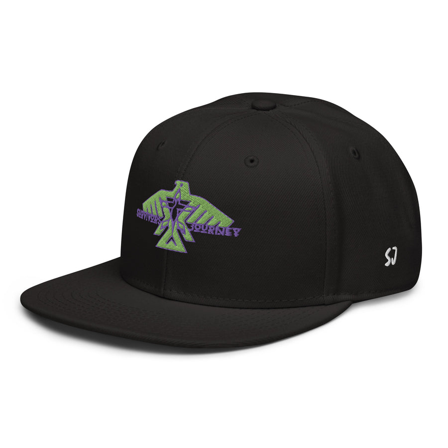 S.J. Logo Snapback Hat (Hulk Theme)