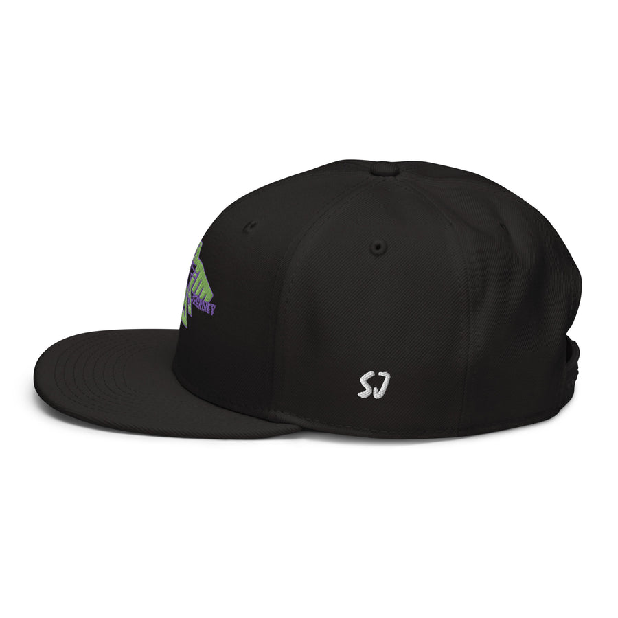 S.J. Logo Snapback Hat (Hulk Theme)
