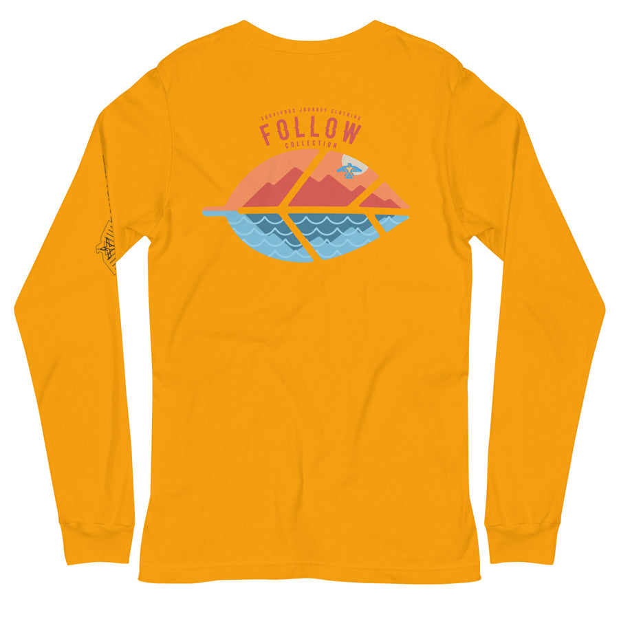 Follow Collection (Mountain to Sea) Unisex Long Sleeve Tee