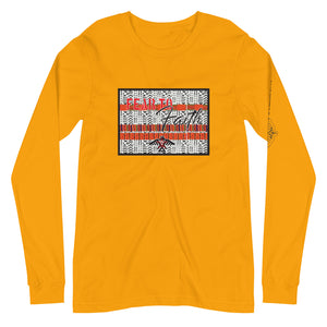 Fear to Faith African Kente Clothe Long Sleeve Tee (Multiple Colors)