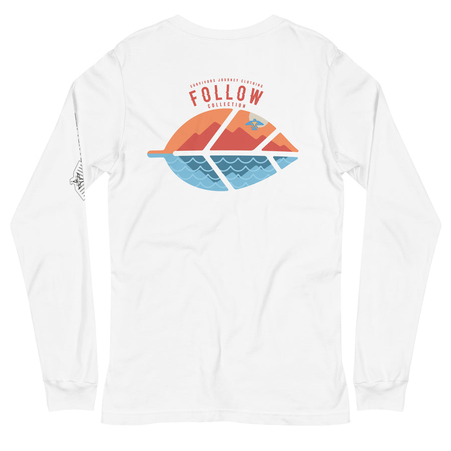 Follow Collection (Mountain to Sea) Unisex Long Sleeve Tee