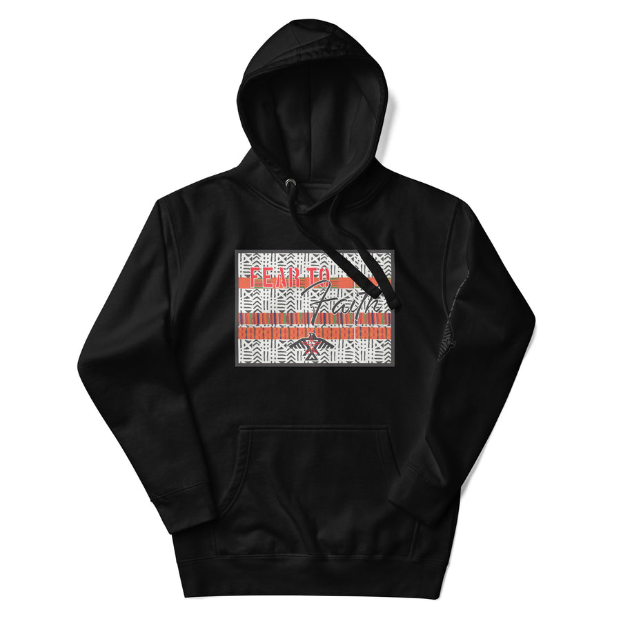 Fear to Faith African Kente Clothe Hoodie ( Limited Edition)