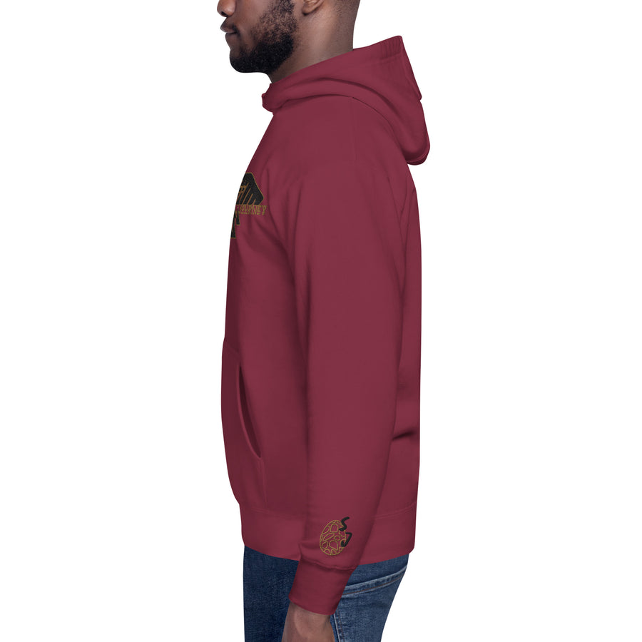 S.J. Logo Hoodie (Maroon/Old Gold/Black)