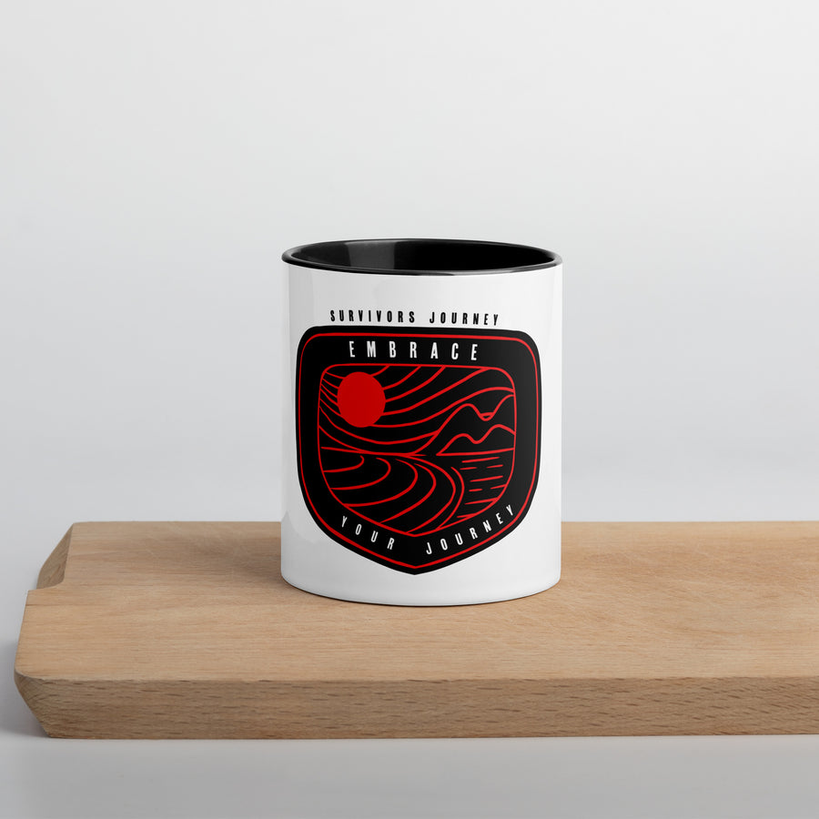 Embrace Your Journey Mug with Color Inside