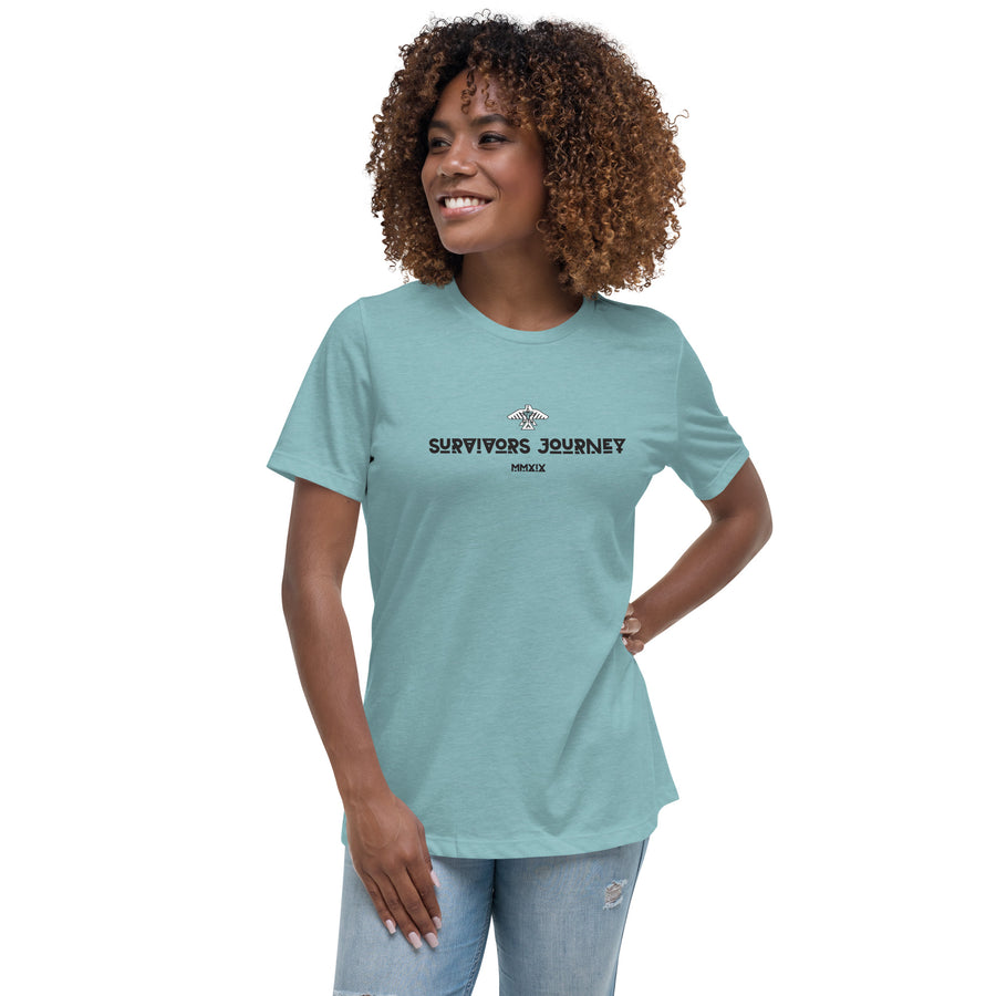 Simple S.J Logo Women's Relaxed T-Shirt