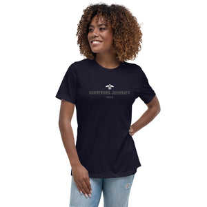 Simple S.J Logo Women's Relaxed T-Shirt