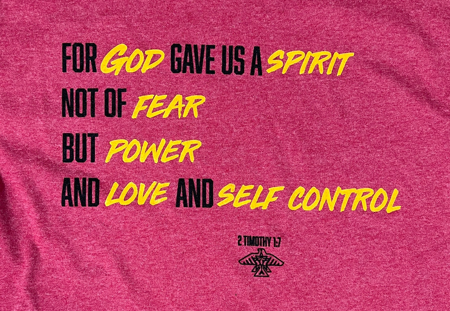 God, Power, Love, Self Control Long Sleeve Shirt ( Multiple Colors)