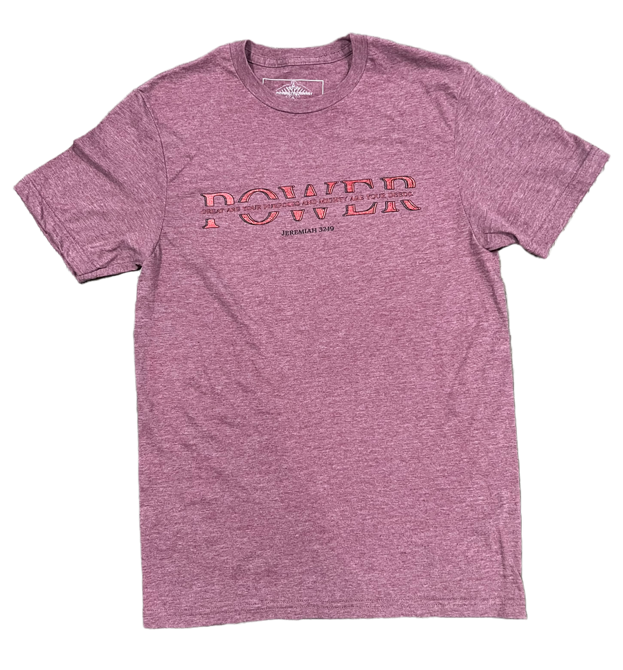 Power Collection T-shirt (Jeremiah 32:19)