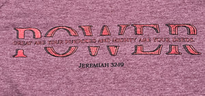 Power Collection T-shirt (Jeremiah 32:19)