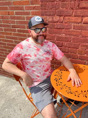 Passion Purpose Power Peace Shirt (Strawberry Lemonade Tie Dye)