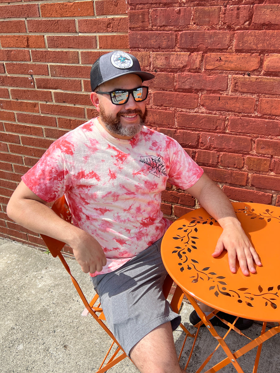Passion Purpose Power Peace Shirt (Strawberry Lemonade Tie Dye)