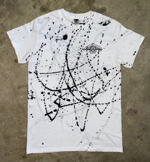 Let's Get It Paint Splatter T-Shirt (White)
