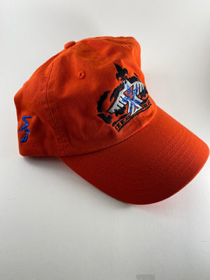 S.J. Victor Logo Dad Cap (Orange/Blue/Silver)